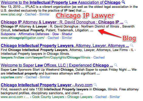 Chicago IP Lawyer Google Search