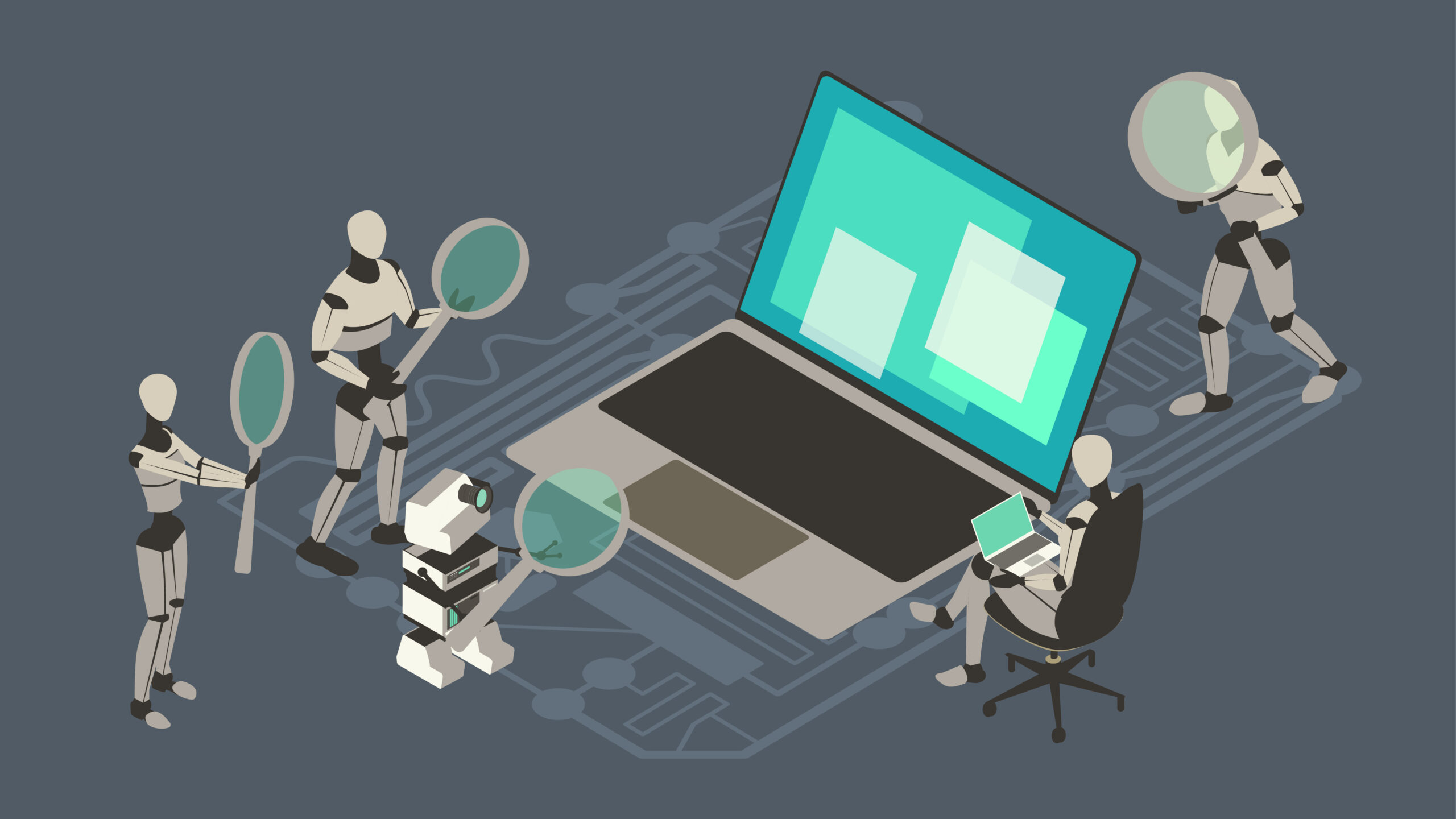 AI search engine robots