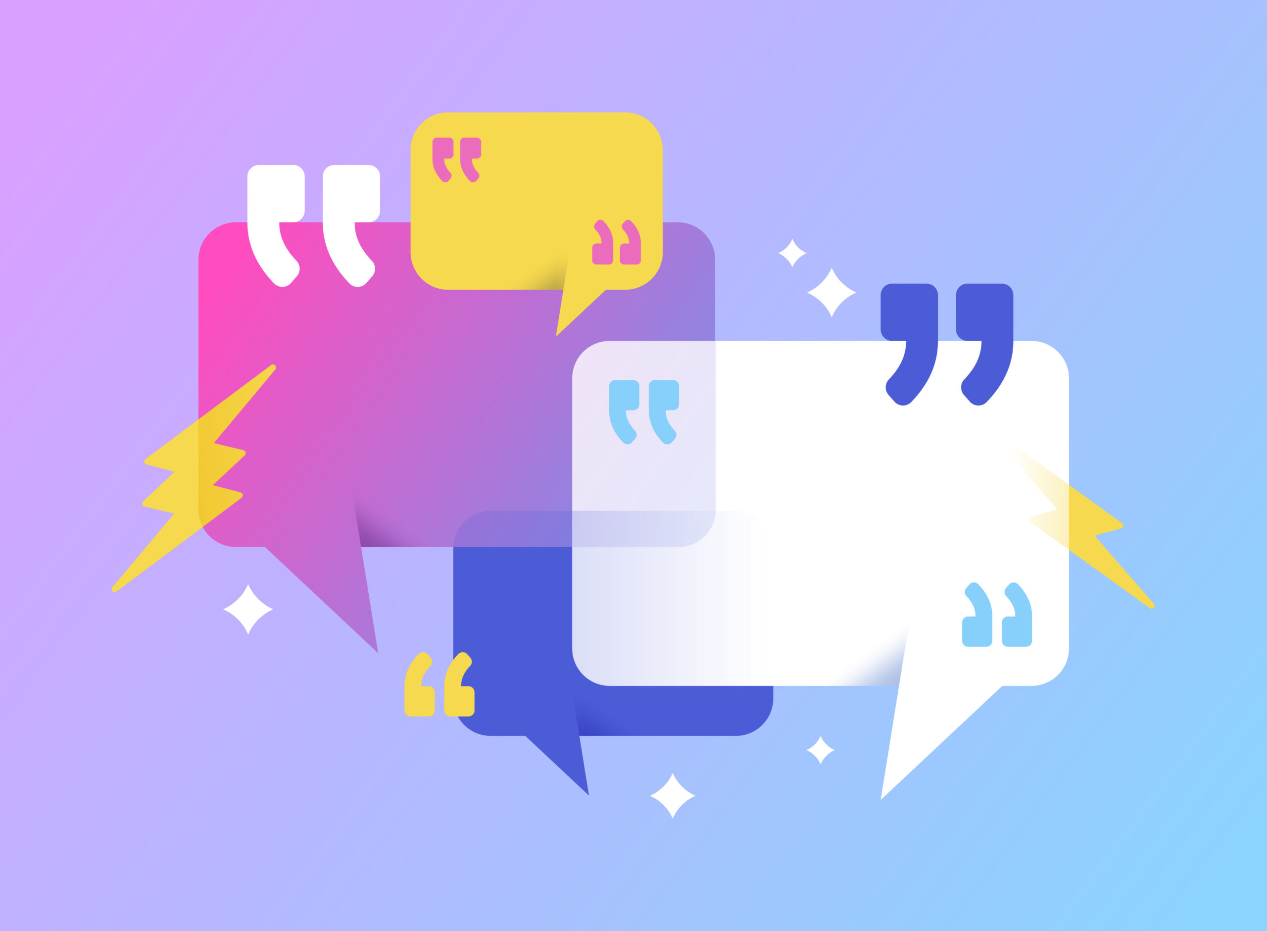 Talking Chatting Speech Bubble Quote Communication