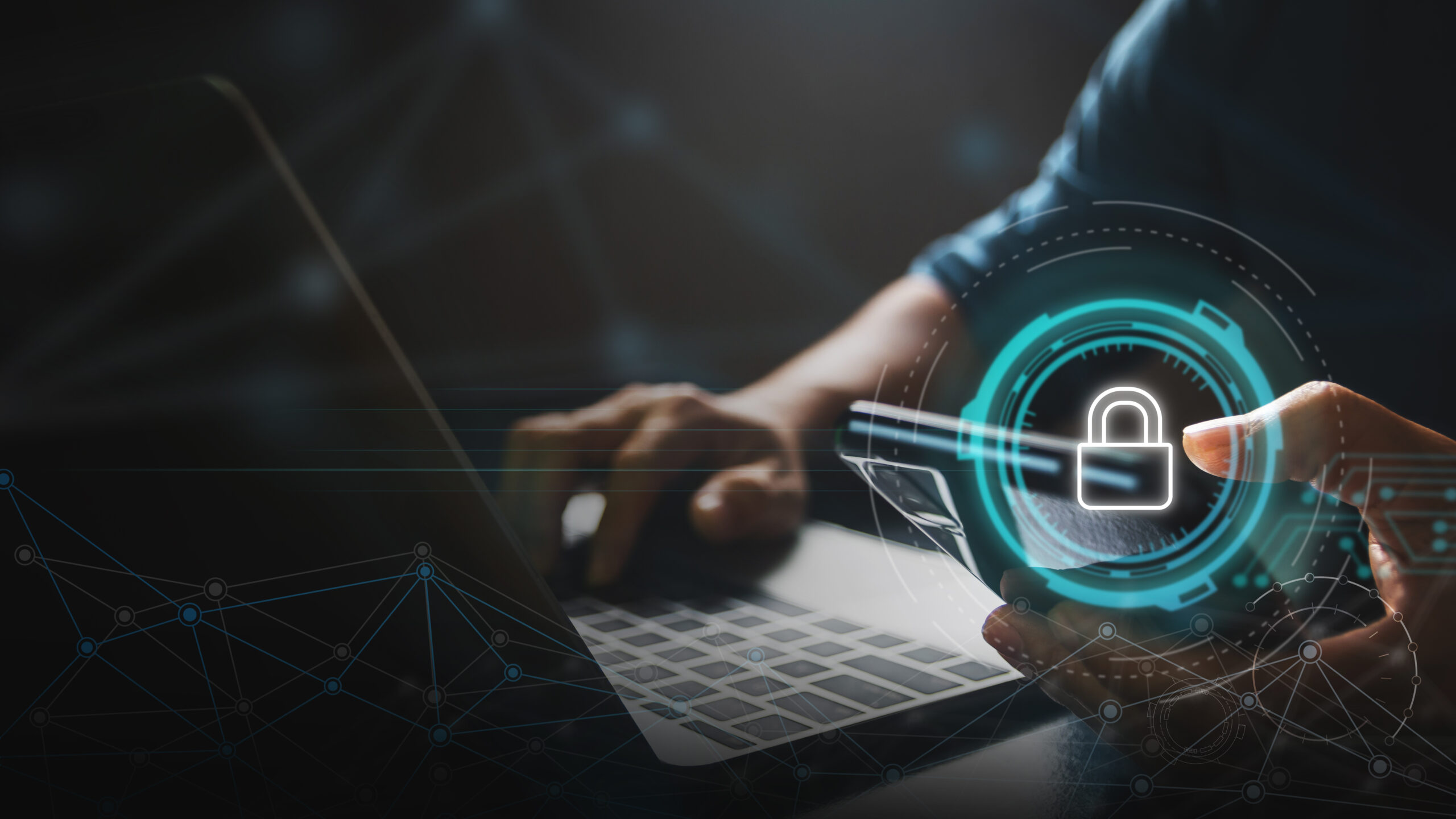 Concept of cyber security, information security and encryption, secure access to user’s personal information, secure Internet access, cybersecurity.