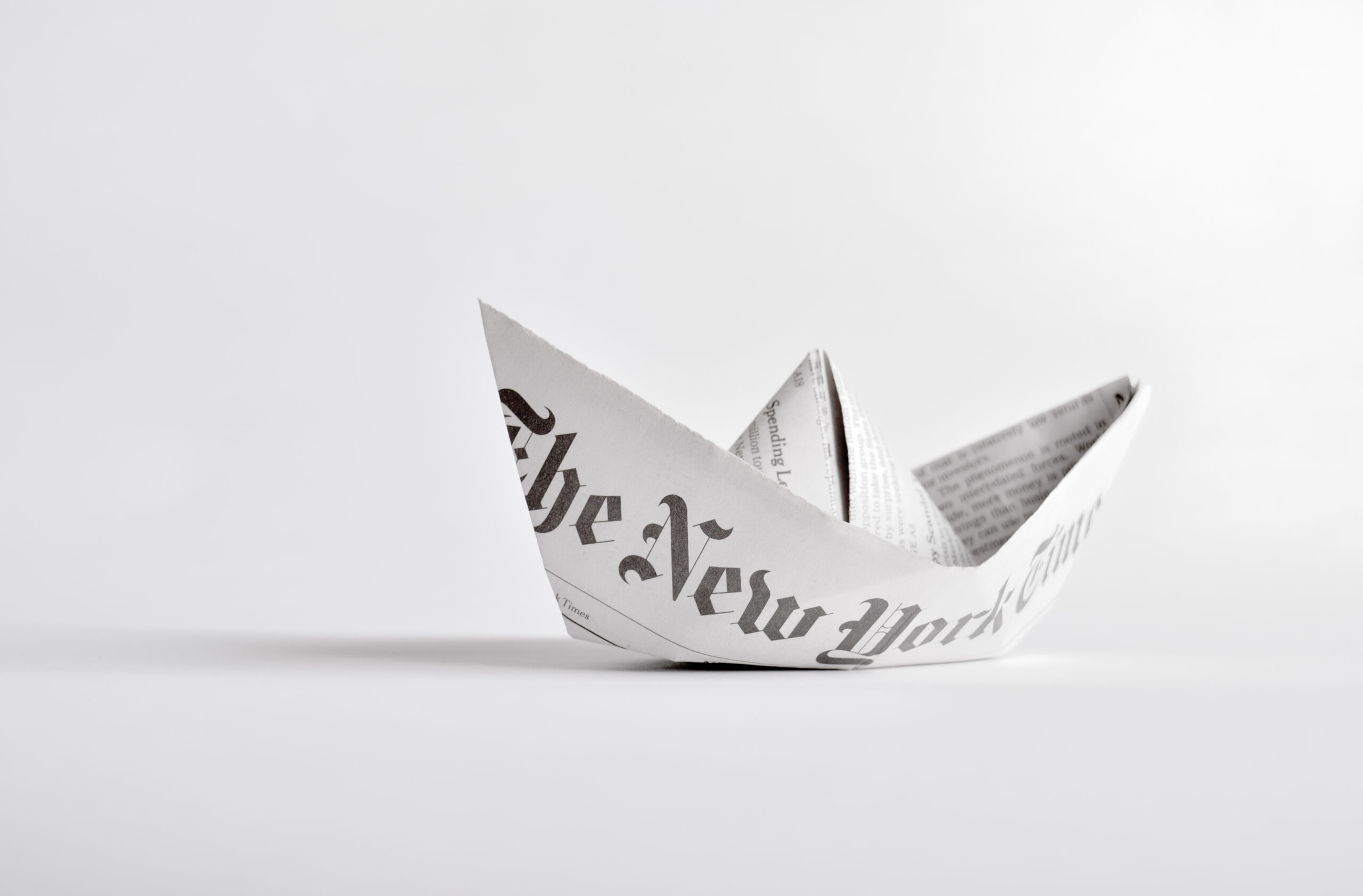 Paper boat.